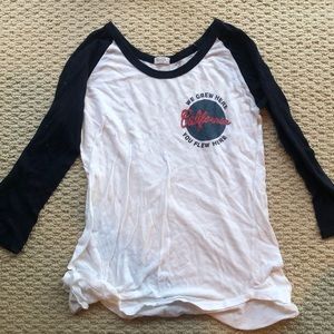 Brandy Melville baseball tee